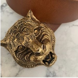 Gucci tiger belt